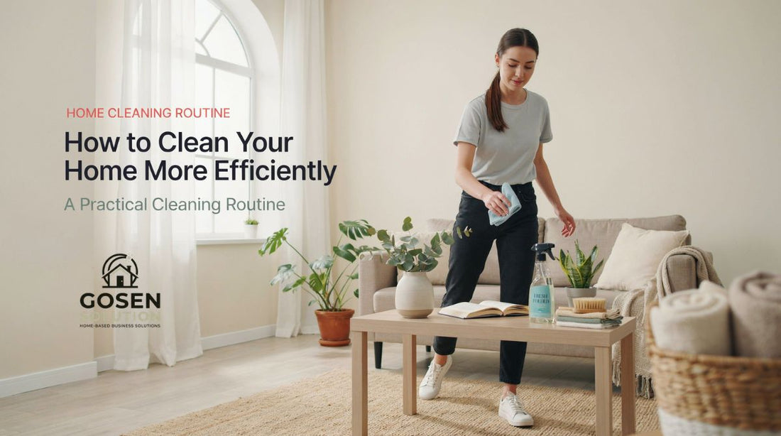 How to Clean Your Home More Efficiently: A Simple Routine