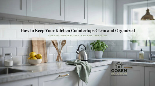 How to Keep Your Kitchen Countertops Clean and Organized