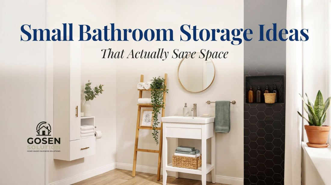 Small Bathroom Storage Ideas That Actually Save Space