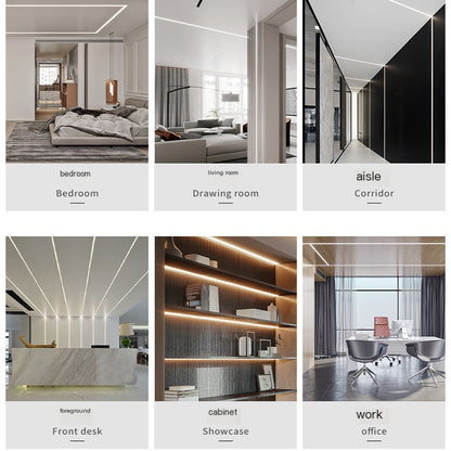LED Strip Light Kit for Cabinet with Aluminum Profile