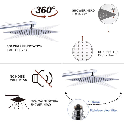 Metal Shower Faucet System