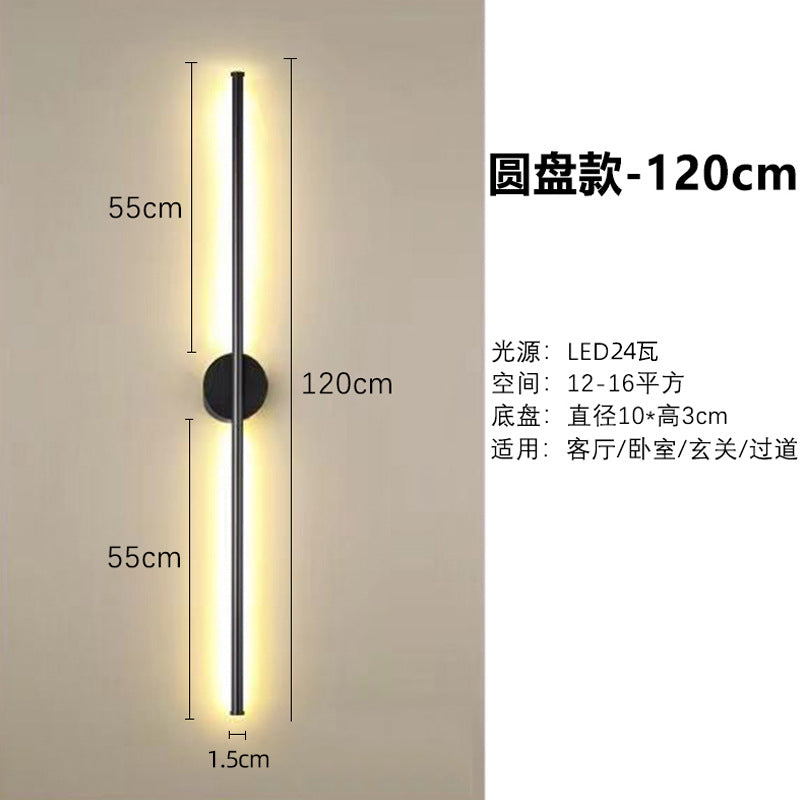 Minimalist Linear Wall Light for Bedroom and Living Room