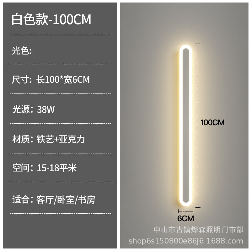 Minimalist Linear Wall Light for Bedroom and Living Room