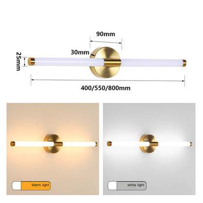 LED Bathroom Mirror Light - Simple Indoor Wall Lamp