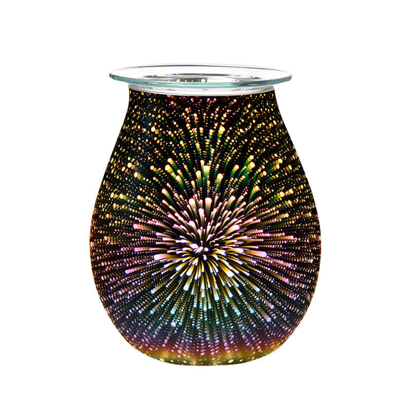 Aromatherapy Lamp with Fireworks Candle Burner