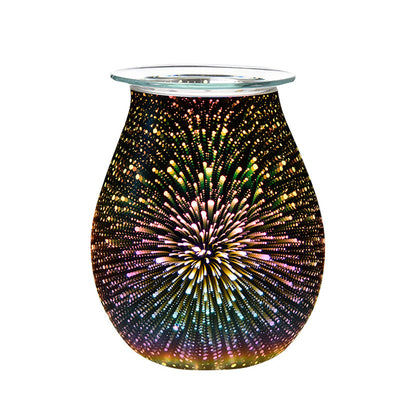 Aromatherapy Lamp with Fireworks Candle Burner