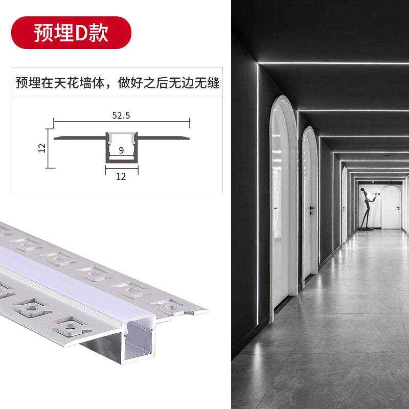 LED Strip Light Kit for Cabinet with Aluminum Profile