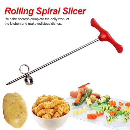 Spiral Potato Cutter | Easy Vegetable Spiral Slicer