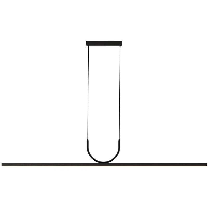 Simple Long Strip LED Pendant Light
