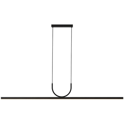 Simple Long Strip LED Pendant Light