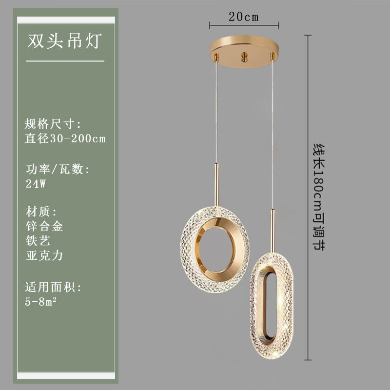Modern Minimalist Pendant Light for Bedroom & Dining Room