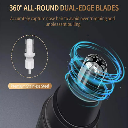 Portable Battery Operated Ear & Nose Hair Trimmer for Travel