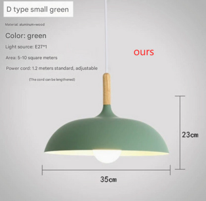 Nordic Pot Cover Pendant Light