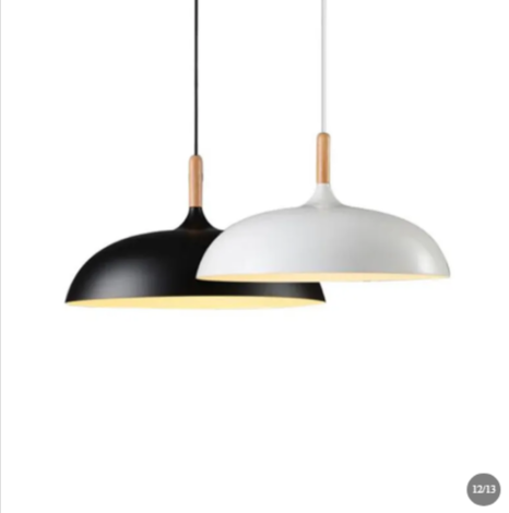 Nordic Pot Cover Pendant Light
