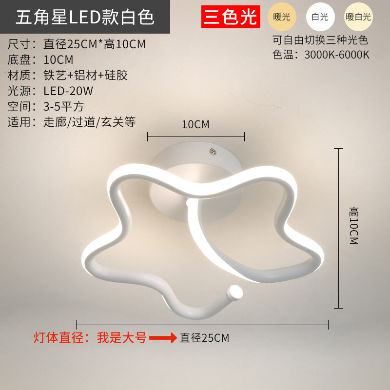 Modern LED Hallway Light for Balcony and Closet