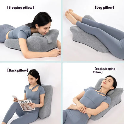Prone Sleeping Memory Foam Pillow for Easy Bed Support
