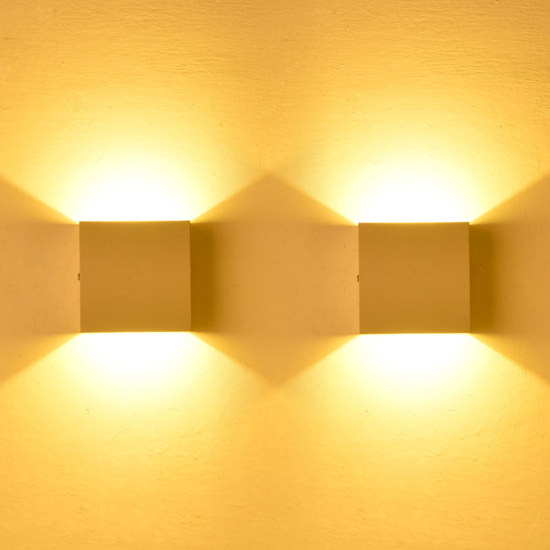 Adjustable 6W COB LED Wall Light with Aluminum Frame