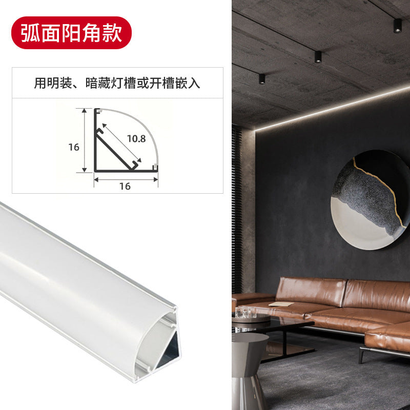 LED Strip Light Kit for Cabinet with Aluminum Profile