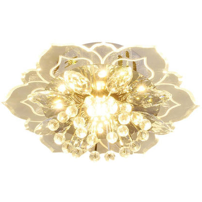 Modern Crystal Ceiling Light for Hallway and Living Room