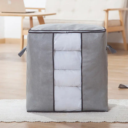 90L Large Storage Bags Foldable Closet Organizers 1 Pack