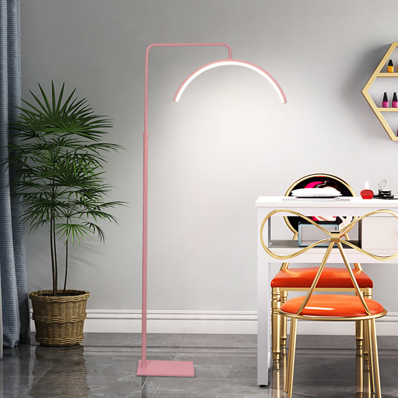 LED U-Shaped Floor Lamp for Beauty and Eyelash Extensions
