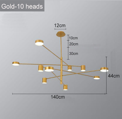 Modern Nordic LED Chandeliers for Home and Restaurant