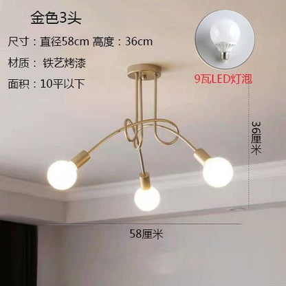Modern Minimalist LED Ceiling Light for Living Room