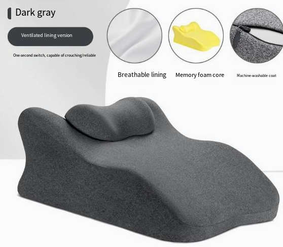 Prone Sleeping Memory Foam Pillow for Easy Bed Support
