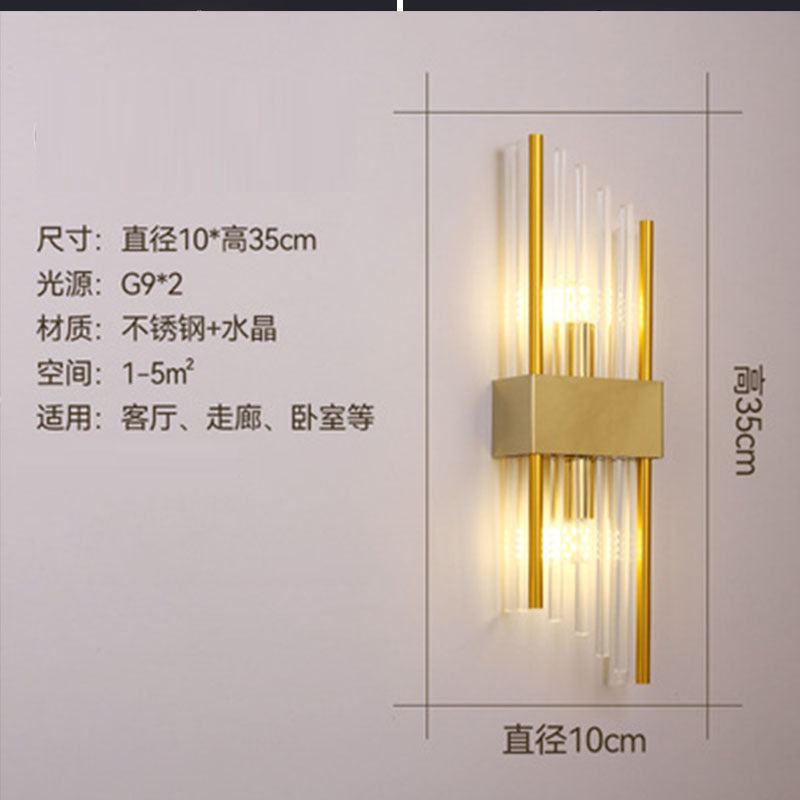 2024 New Designer Crystal Wall Light for Home & Hotel