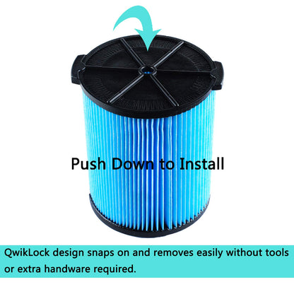 F5000 Filter Cartridge for Ridgid Wet/Dry Vacuums