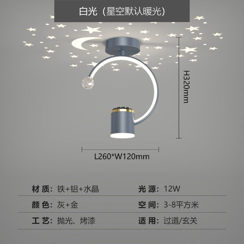 Modern Nordic Starry Sky Ceiling Light for Hallway