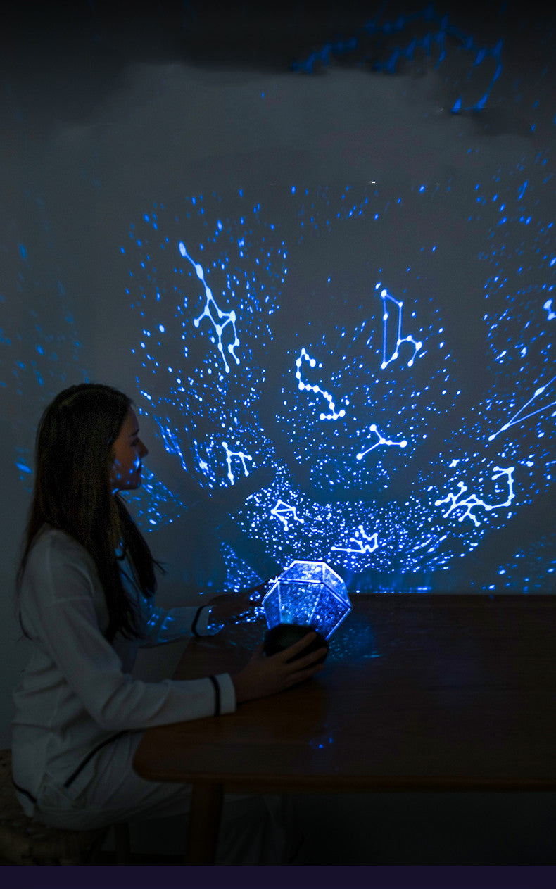 Rotating Starry Sky Dream Light Projector Night Lamp