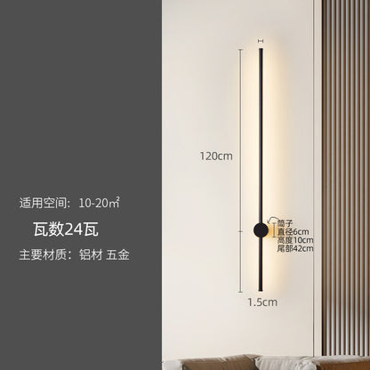 Minimalist Linear Wall Light for Bedroom and Living Room