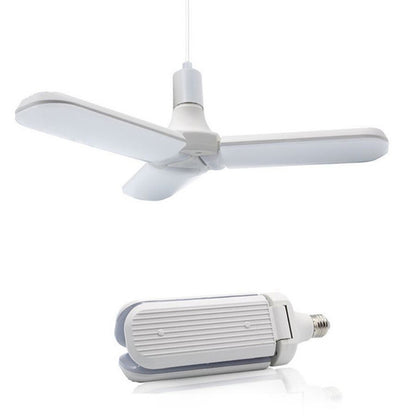 LED Folding Garage Light with Sensor and Bulb Design