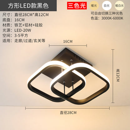 Modern LED Hallway Light for Balcony and Closet