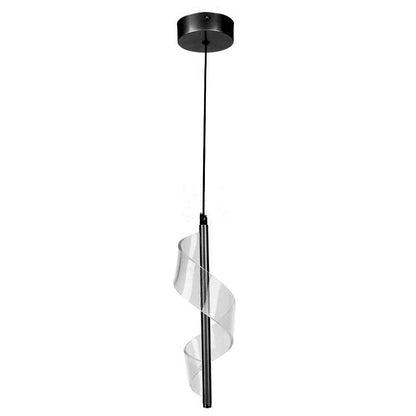 Modern Spiral Pendant Light for Dining Room & Bedroom