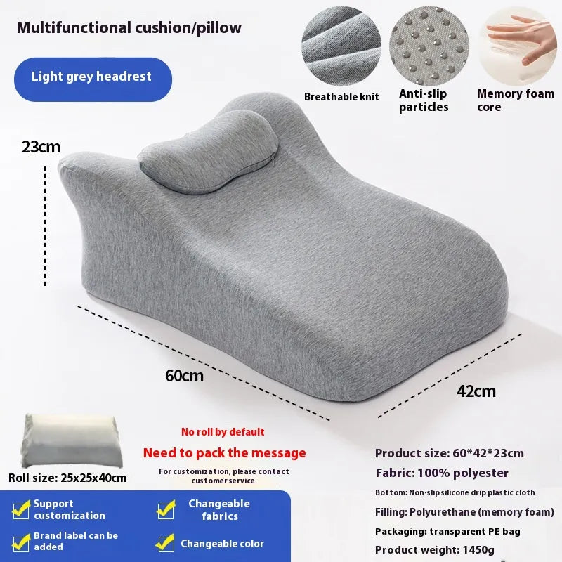 Prone Sleeping Memory Foam Pillow for Easy Bed Support