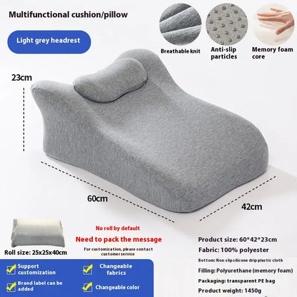 Prone Sleeping Memory Foam Pillow for Easy Bed Support
