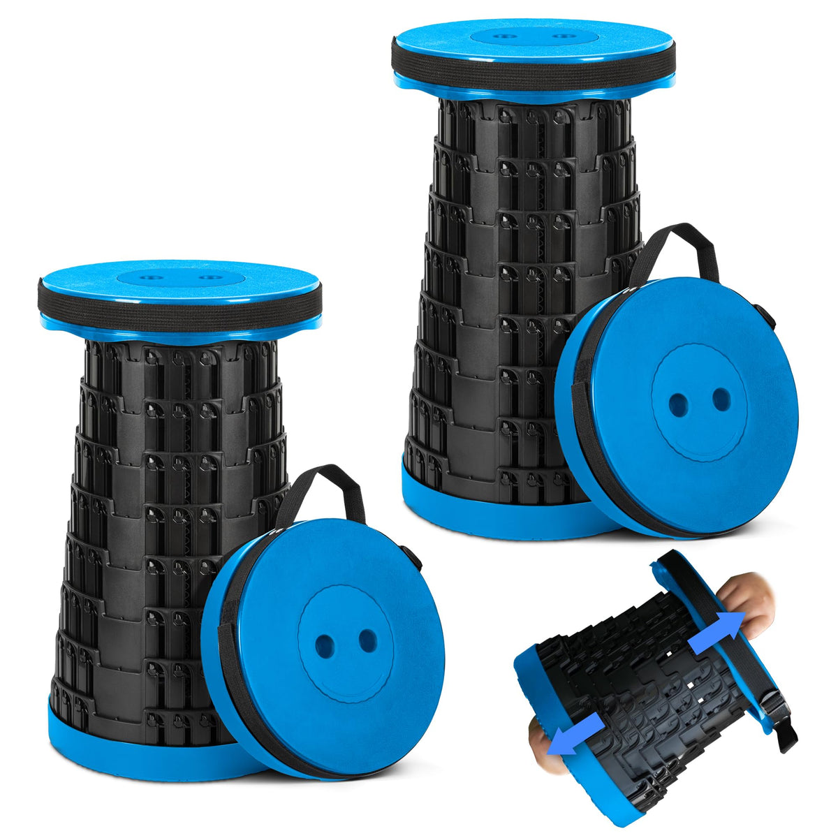 Collapsible Camping Stool 2 Pack