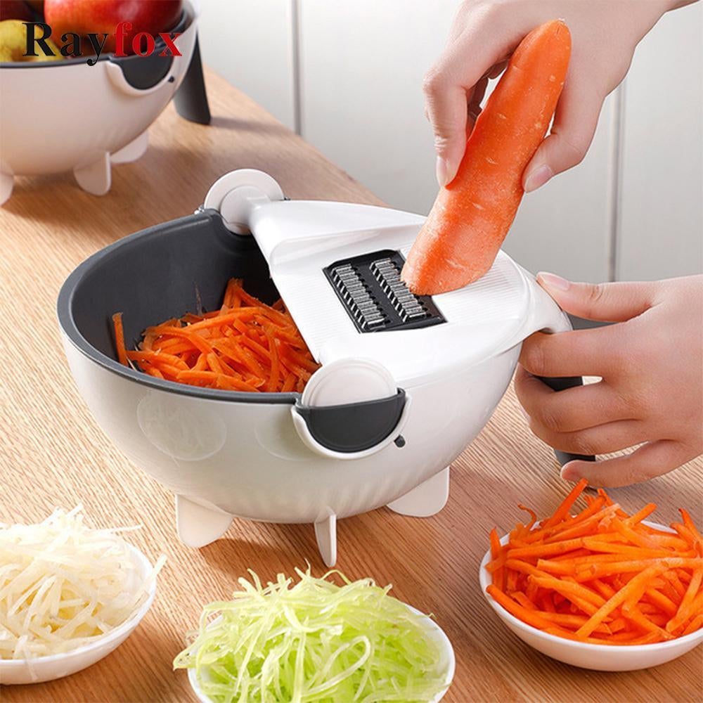 9-in-1 Vegetable Slicer & Drain Basket
