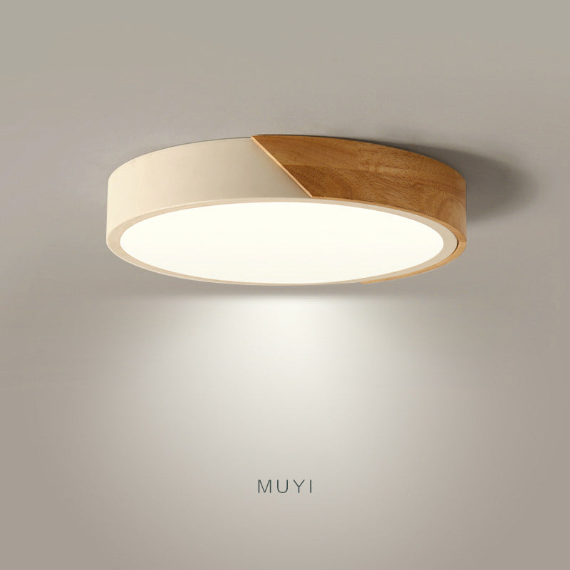 Nordic LED Ceiling Light | Modern Wooden Design