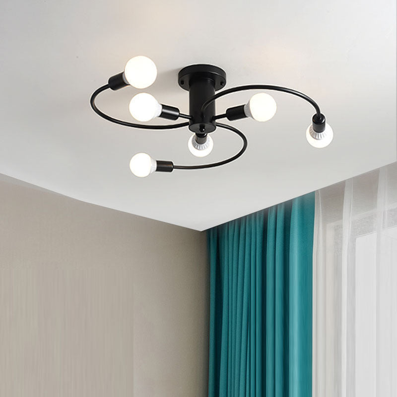 Modern Minimalist LED Ceiling Light for Living Room