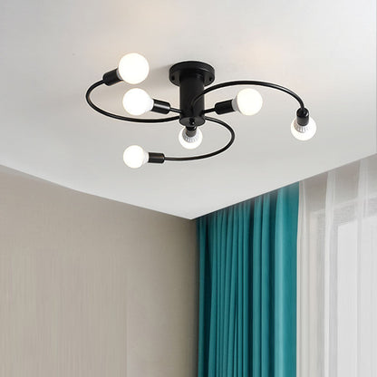 Modern Minimalist LED Ceiling Light for Living Room