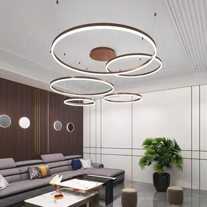 Modern Minimalist Chandelier - Creative Round Light