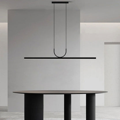 Simple Long Strip LED Pendant Light