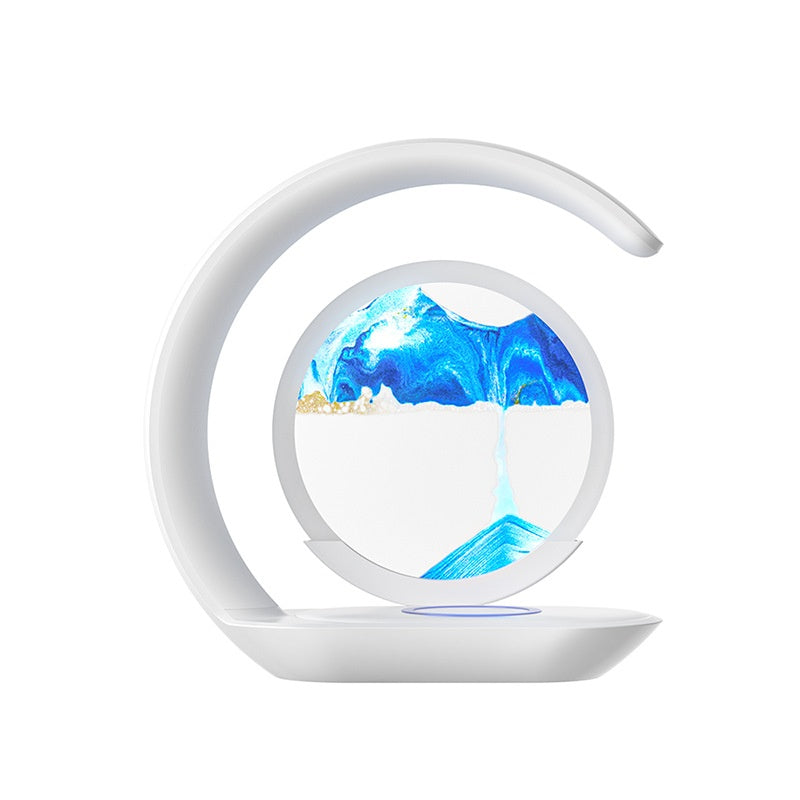 Wireless Charger Sand Art LED Night Light
