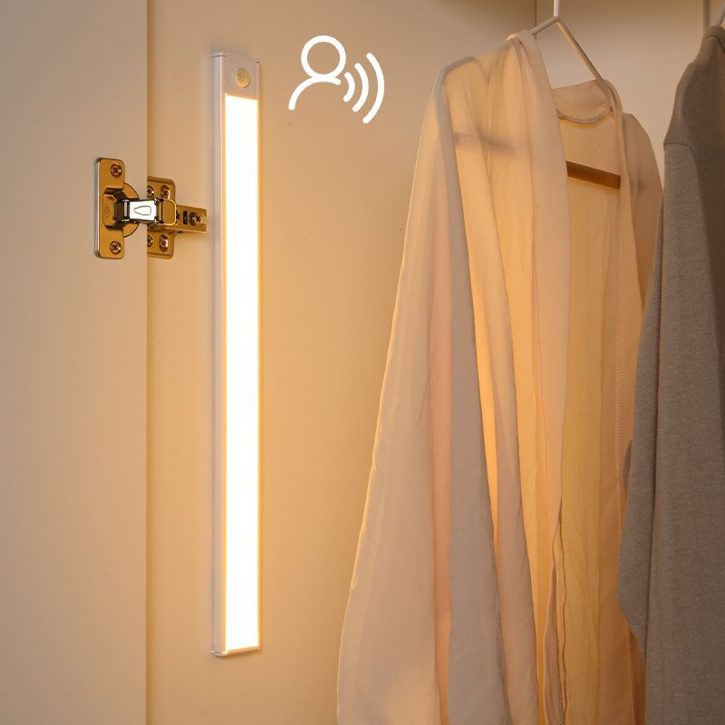 Slim Rechargeable LED Motion Sensor Light for Home