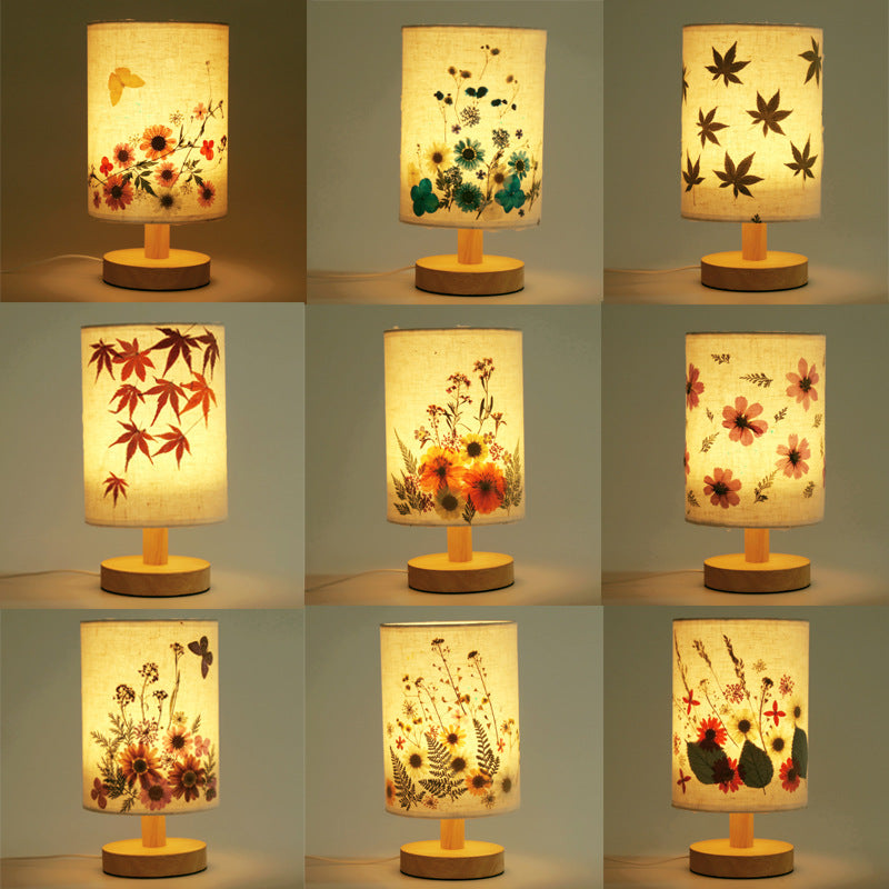 Dried Flower Table Lamp - DIY Night Light for Kids
