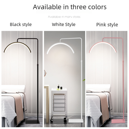 LED U-Shaped Floor Lamp for Beauty and Eyelash Extensions