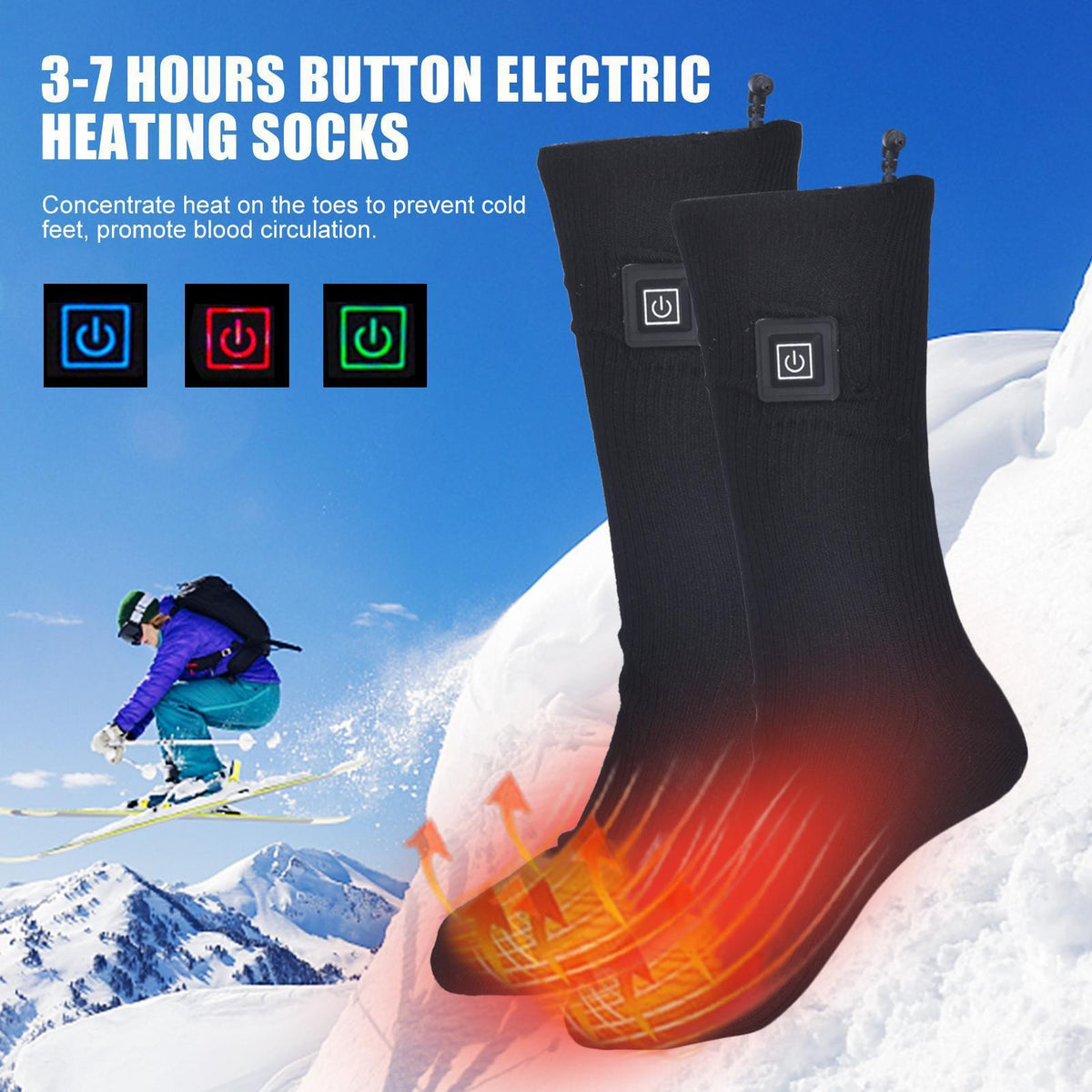 Rechargeable Heated Socks